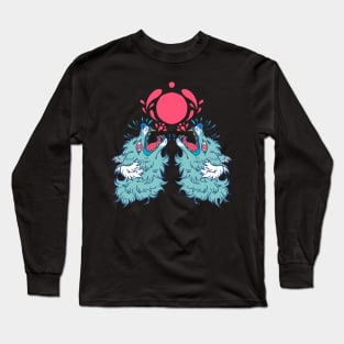 red moon Long Sleeve T-Shirt